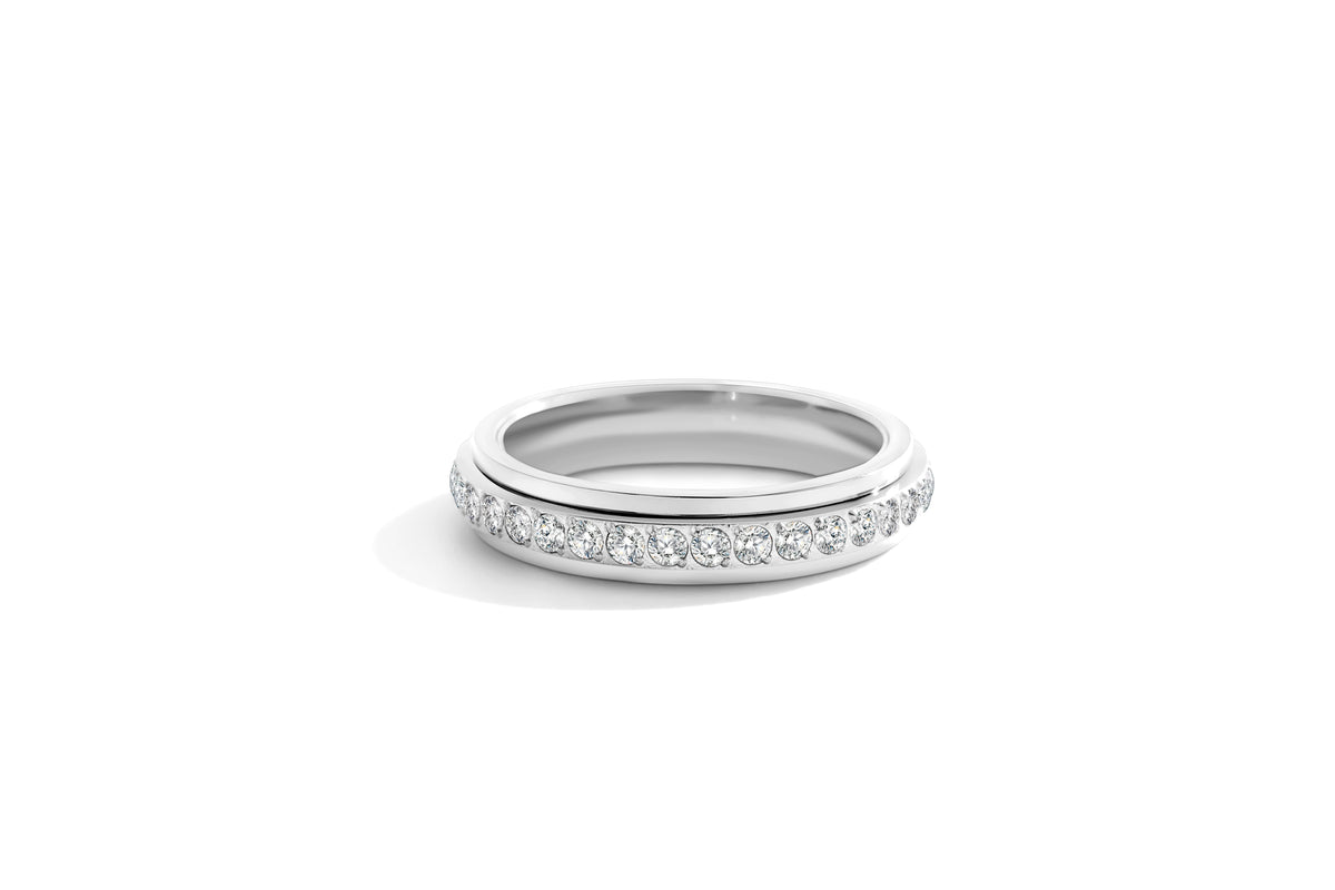 Spinning Fidget Eternity Ring