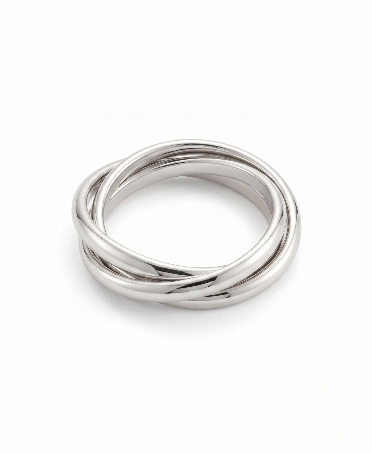Dainty Interlocking Fidget Ring
